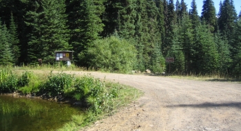 Trailhead on the upper end, at Deduct Pond.